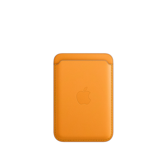 iPhone Leather Wallet With Magsafe - California Poppy