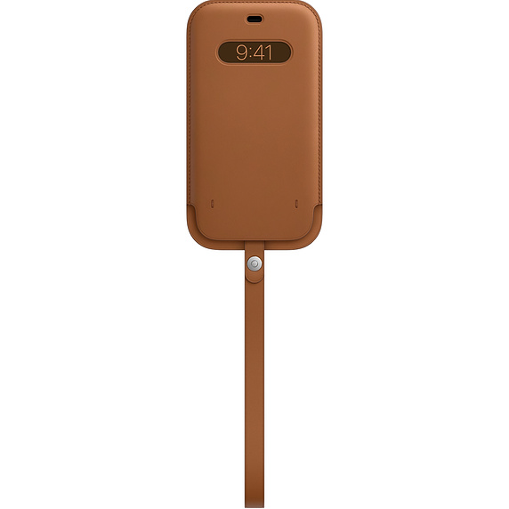 iPhone 12 Pro Max Leather Sleeve With Magsafe - Saddle Brown 