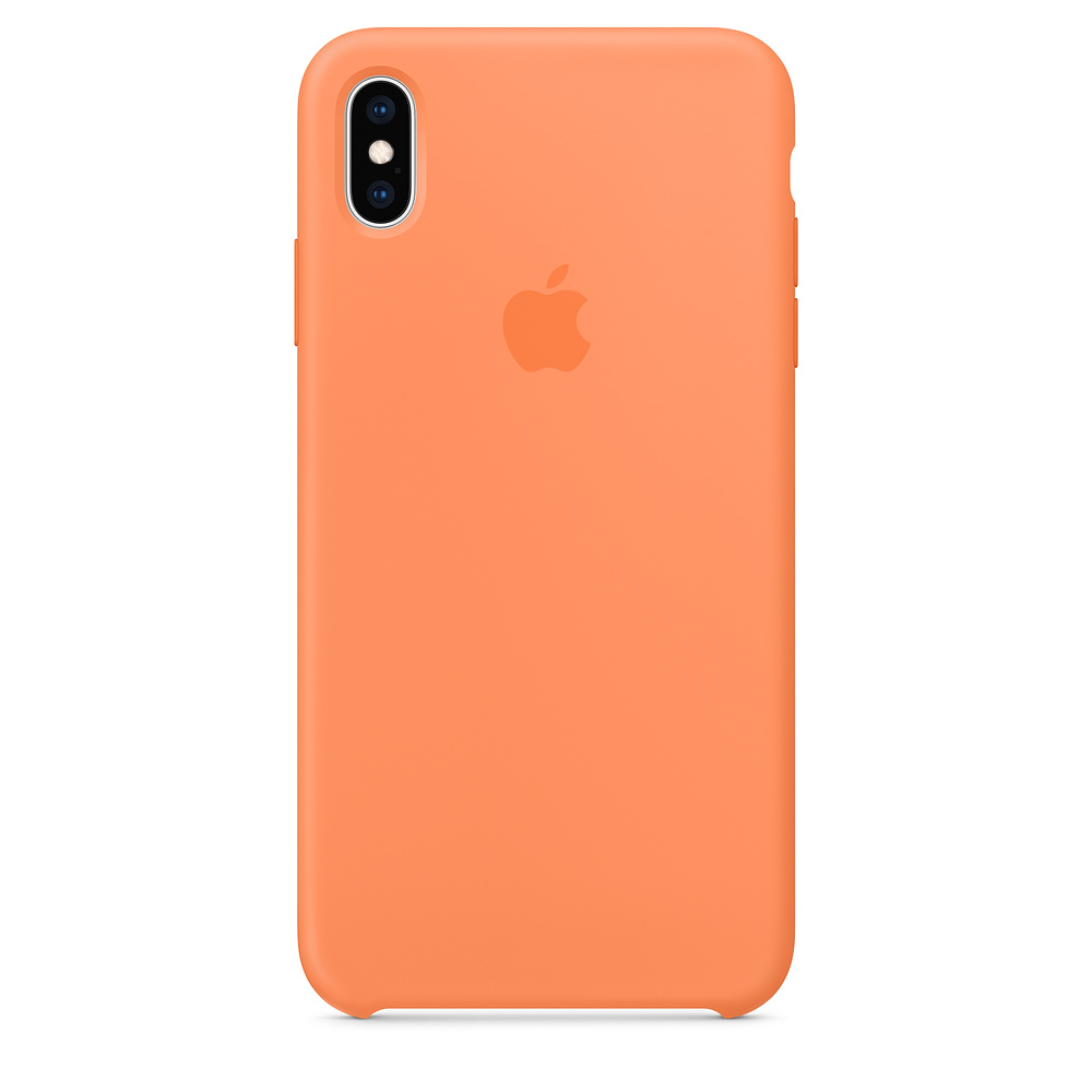 iPhone Xs Max Silicone Case - Papaya