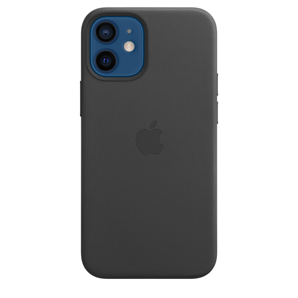 iPhone 12 Mini Leather Case With Magsafe - Black