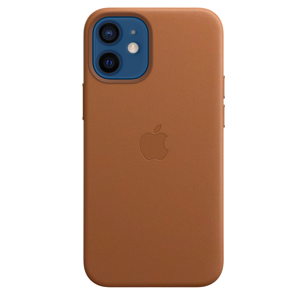 iPhone 12 Mini Leather Case With Magsafe - Saddle Brown