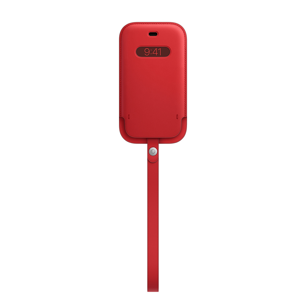 iPhone 12 Mini Leather Sleeve With Magsafe - (Product)Red
