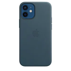 iPhone 12 Mini Leather Case With Magsafe  Baltic Blue